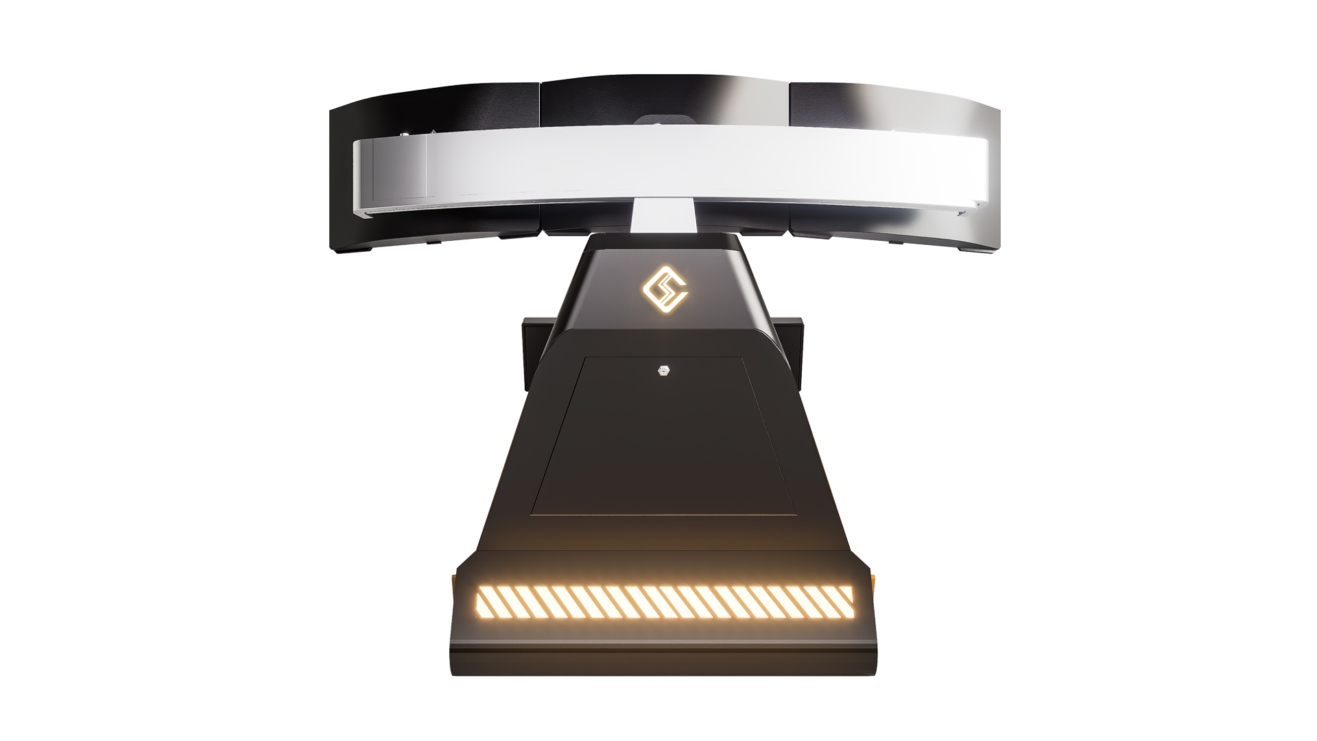 配备多屏显示系统，能提供广阔的视野，模拟真实驾驶或电竞场景的视觉体验。